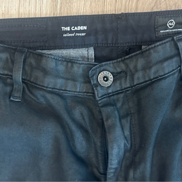 AG Adriano Goldschmied The Caden Slim Chino Pants Black Mid Rise Women’s Size 29 - Picture 3 of 14